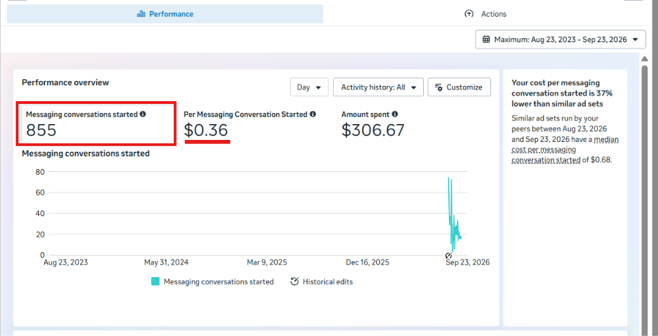 Raygard Meta Ads campaign result